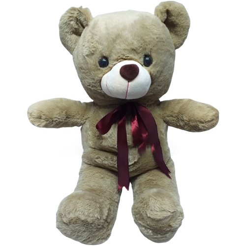 Rosy Brown Teddy Stuffed With Love-image-0