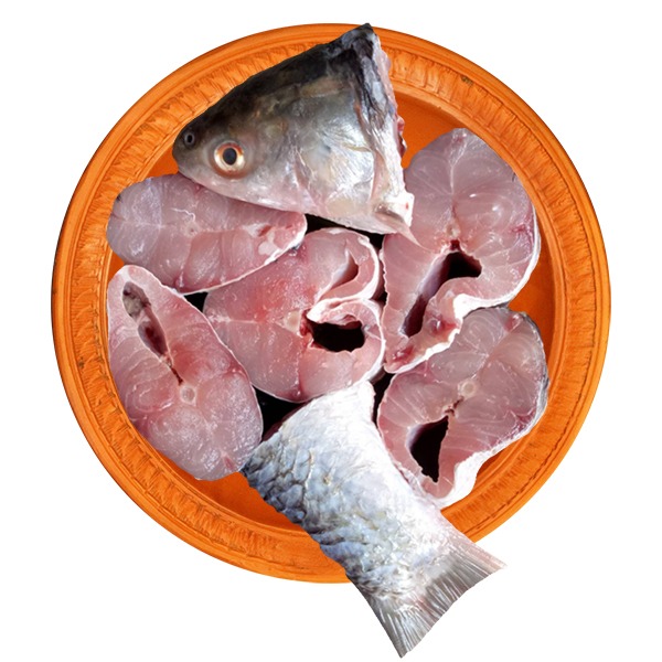 Mrigel Fish (মৃগেল মাছ) 1.6gm-image-0