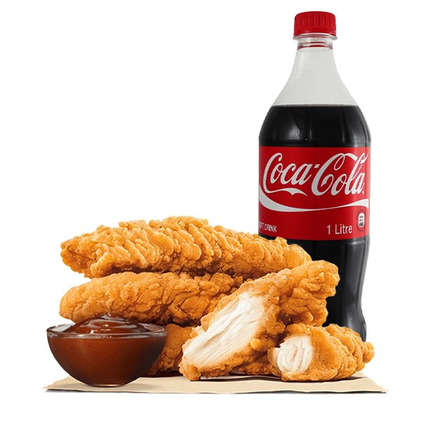 8 Pcs Boneless Chicken Strips with 1 Liter Coca Cola-image-0
