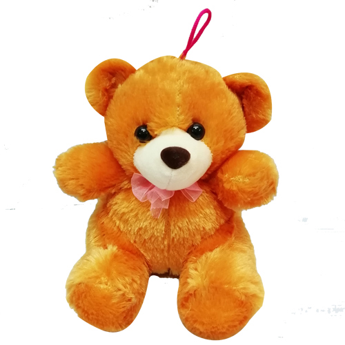 Cute mini teddy in brown-image-0