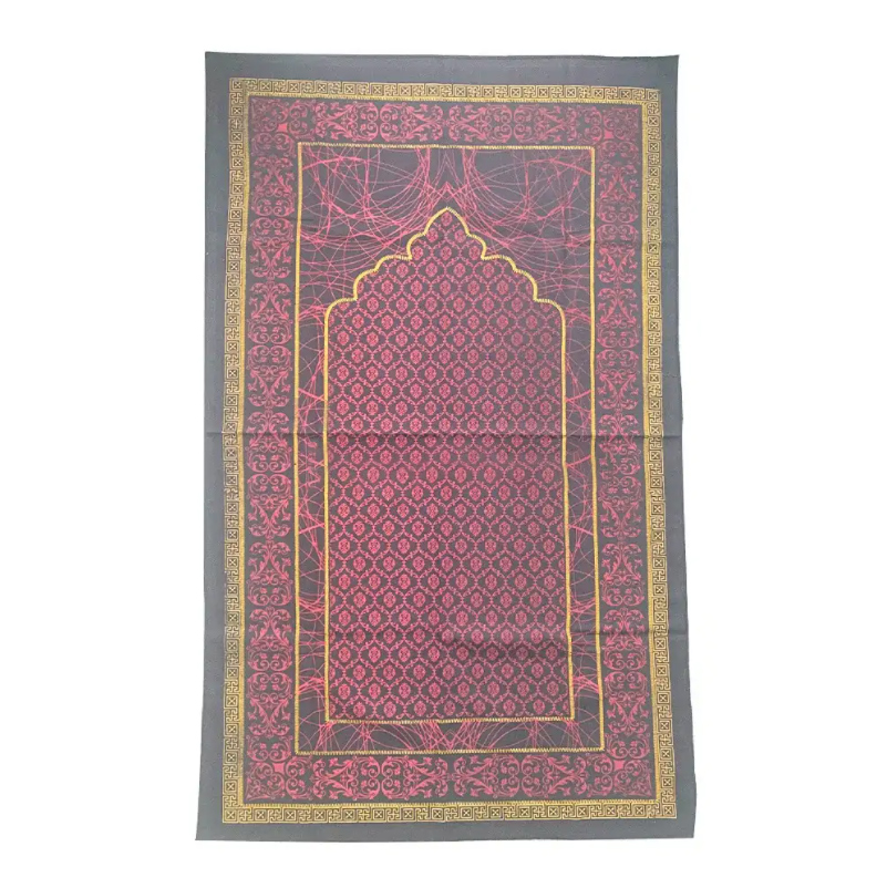Ibadat Mashur Travel Jaynamaj Maroon & Black-image-0