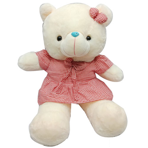 Teddy with her white bow-image-0