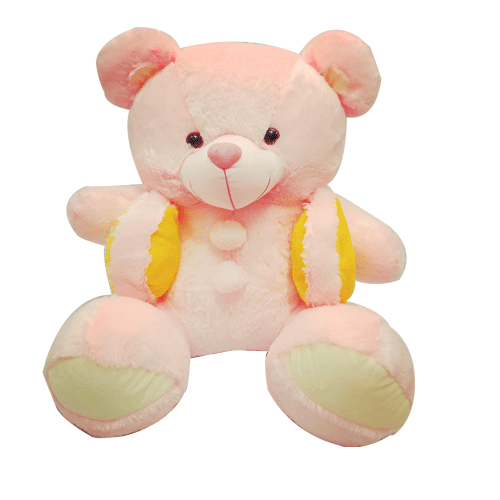 Pink teddy wearing koti-image-0