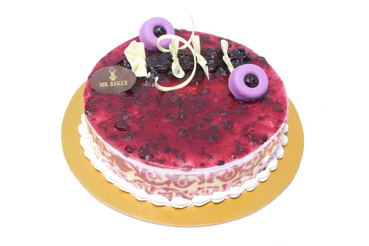 Blueberry Mousse Cake (Medium)-image-0
