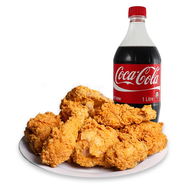 8 Pcs Chicken with 1 Liter CocaCola-image-0